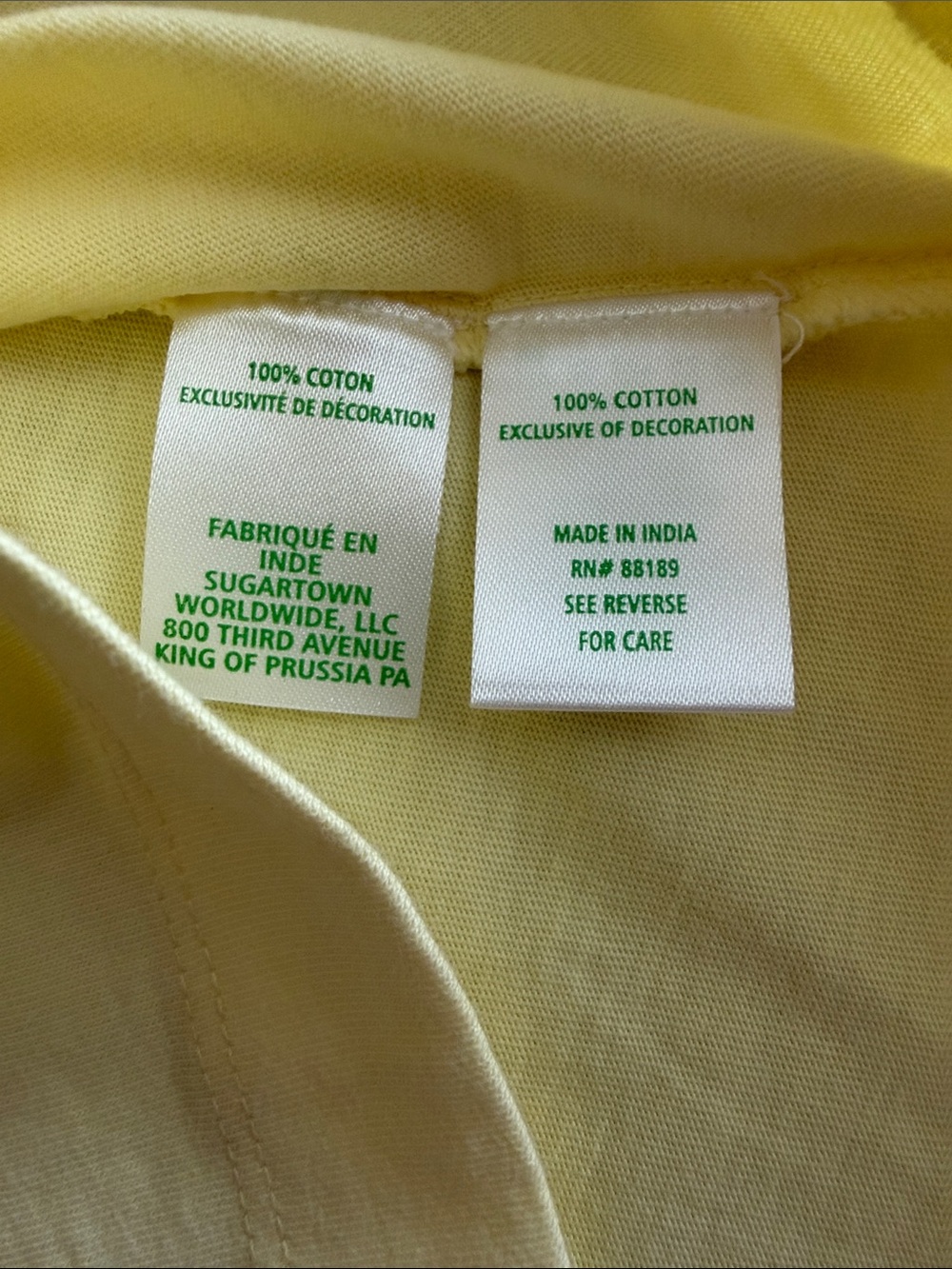 Lilly Pulitzer Pale Yellow Scoop Neck Tank with White Lace Trim - Picture 6 of 9